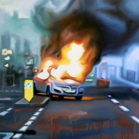 Burning Car III